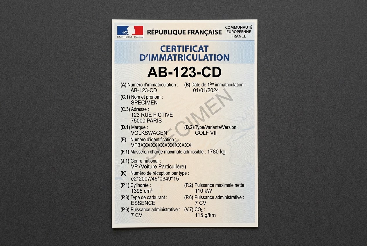 Carte grise
